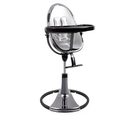 Стільчик для годування Bloom Fresco Titanium + набiр вкладишiв Bloom Fresco lunar silver E10535-T-11-E10516-LSL