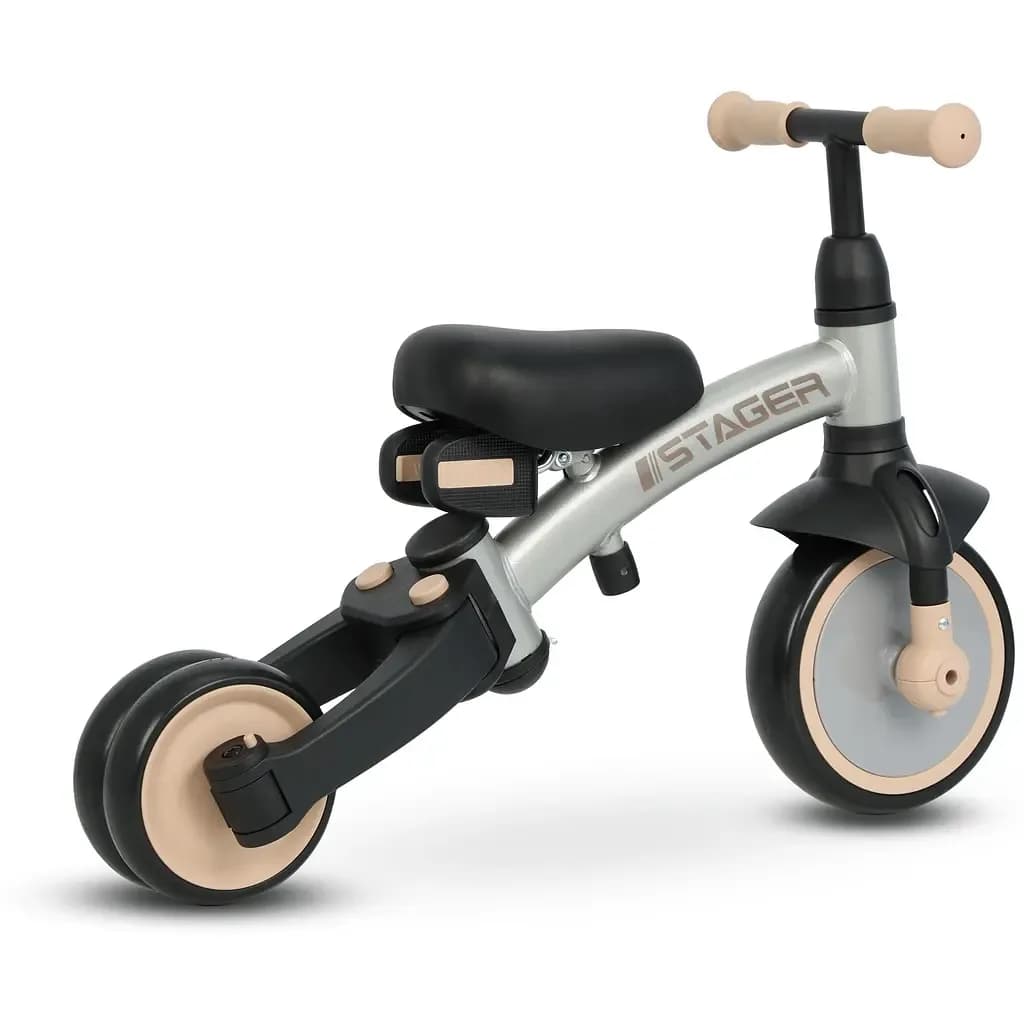 Велосипед-біговел Qplay Stager 3в1 Silver T80STAGERSilver фото 2