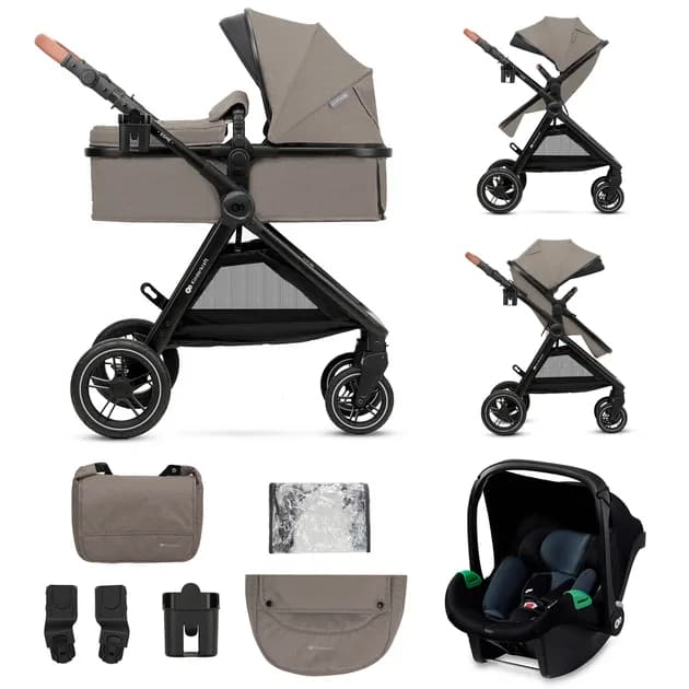 Коляска універсальна 3в1 Kinderkraft Esme KSESME00BEG3000 Sand Beige фото 2