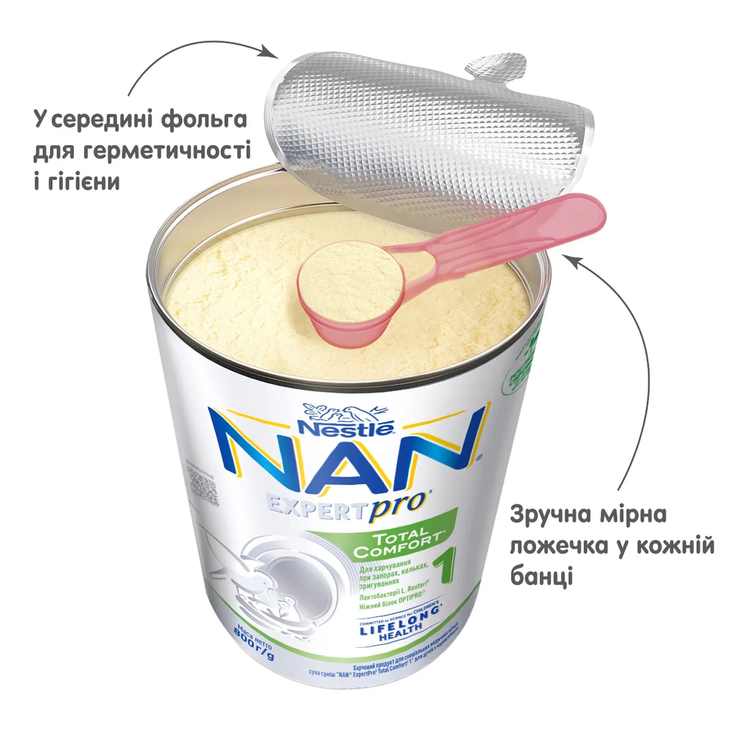 Суміш Nestle Nan-1 Expert Pro Total Comfort 800г 52370742 фото 5