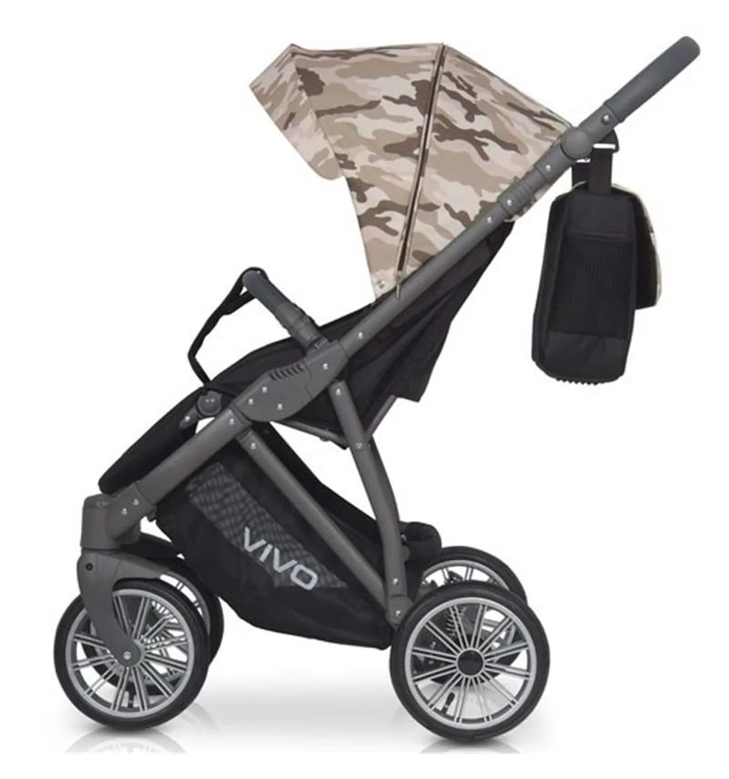 Коляска прогулянкова Riko Expander Vivo Military 01 E-Vim 01 фото 2