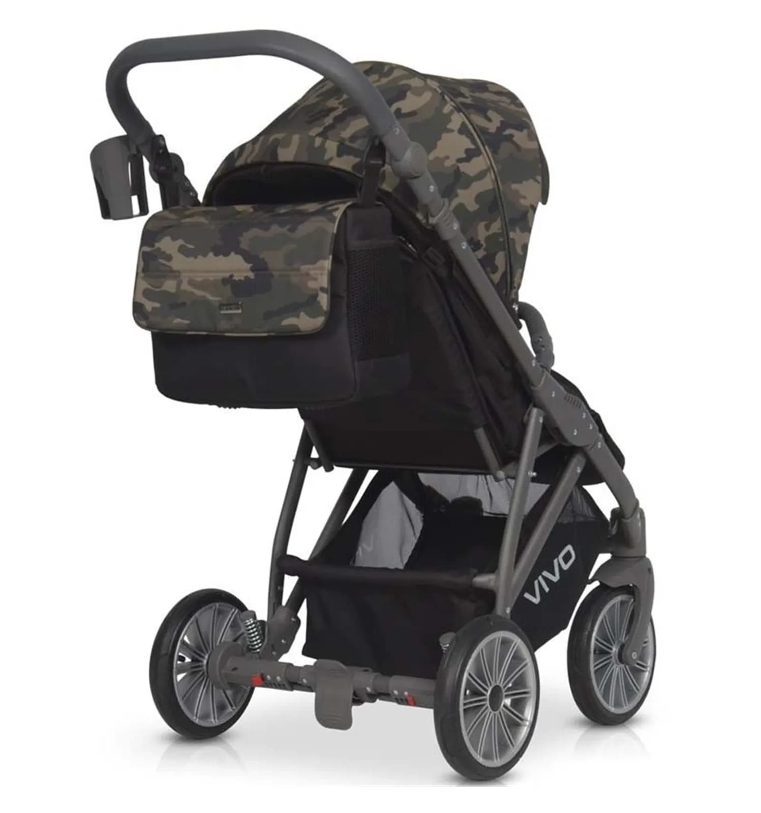 Коляска прогулянкова Riko Expander Vivo Military 01 E-Vim 01 фото 4