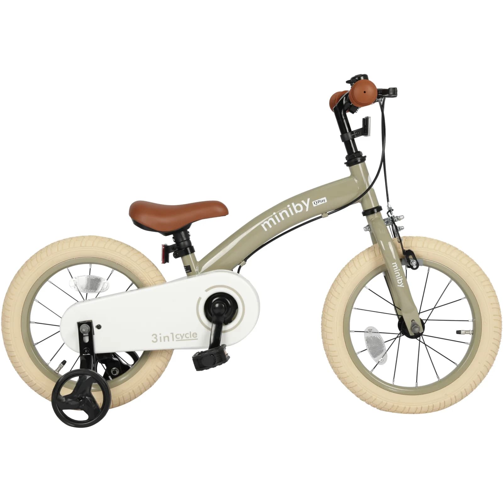Велосипед Qplay Miniby 3в1 Grey-Green CB01MiniBy14GreyGreen фото 3