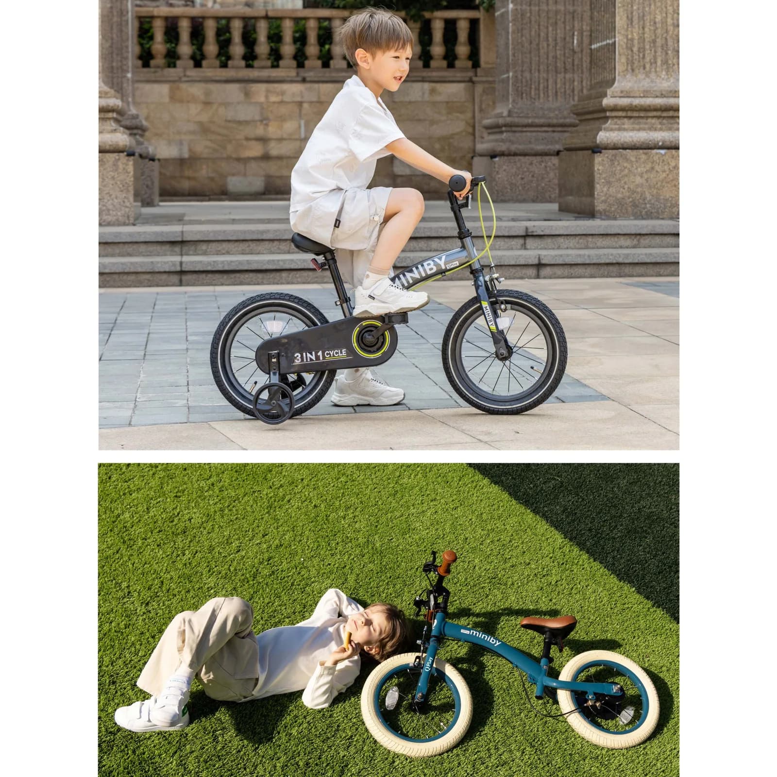 Велосипед Qplay Miniby 3в1 Greyish-Blue CB01MiniByGreyish-Blue фото 7