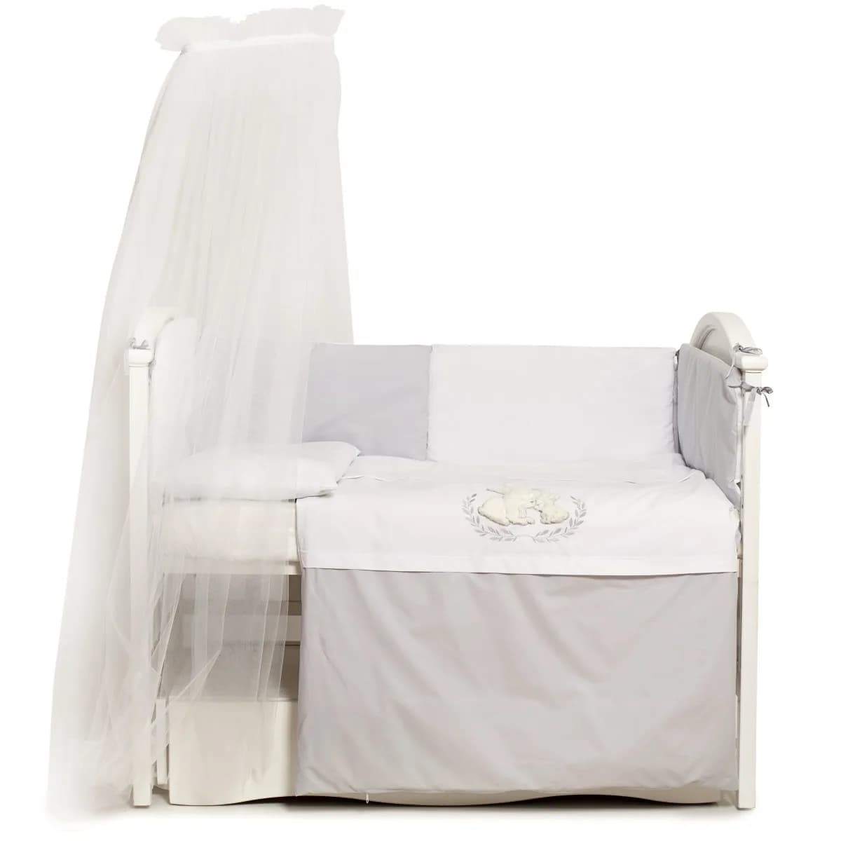 Постільний комплект Twins Dolce Rabbits grey 8 од 4062-D-010-019 фото 3