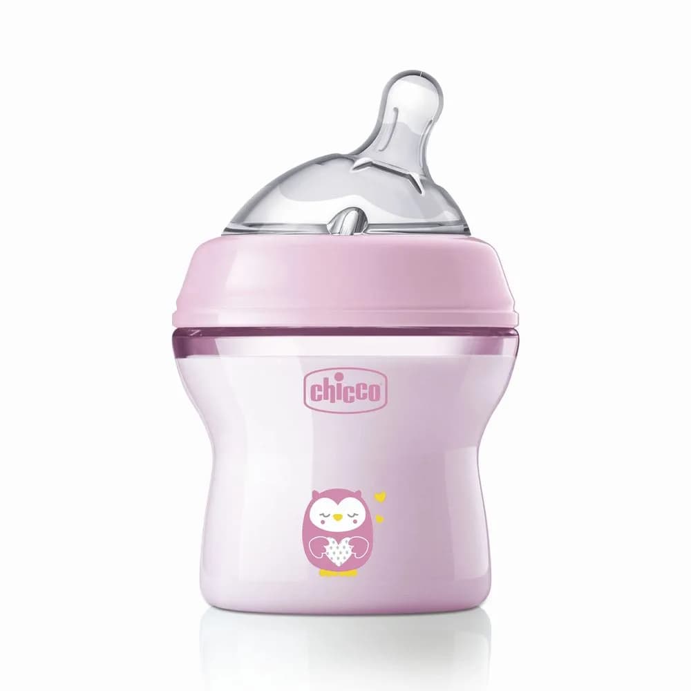 Пляшечка пластикова Chicco Natural Feeling 150мл, соска силіконова, повільний потік 0+ 81311.10 фото 8