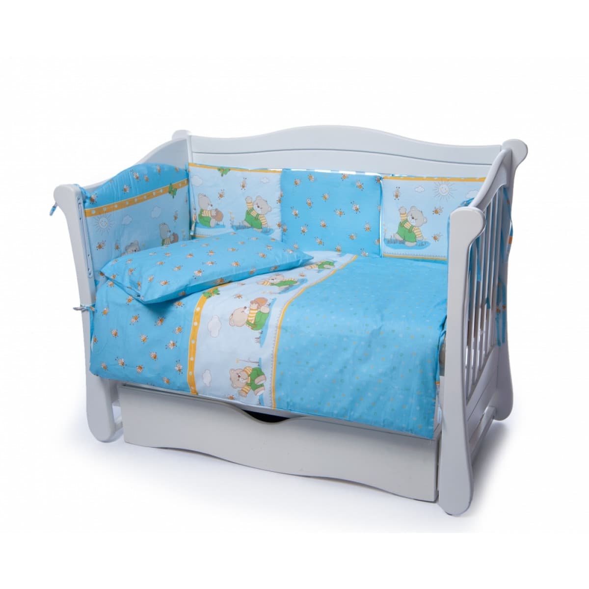 Бампер Twins Comfort 2051-C-011 Медуни блакитні