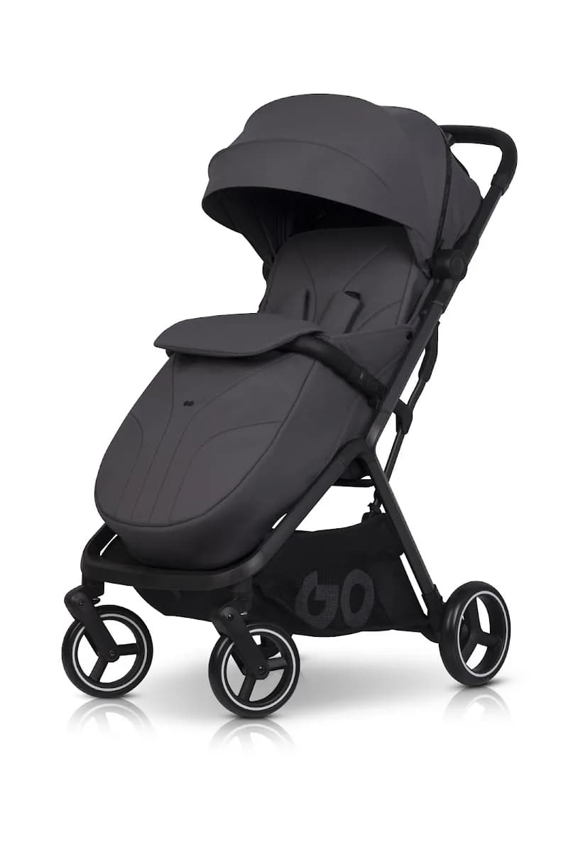 Коляска прогулянкова EasyGo Hero Ebony W/EA/HERO/CG Cloud grey фото 2