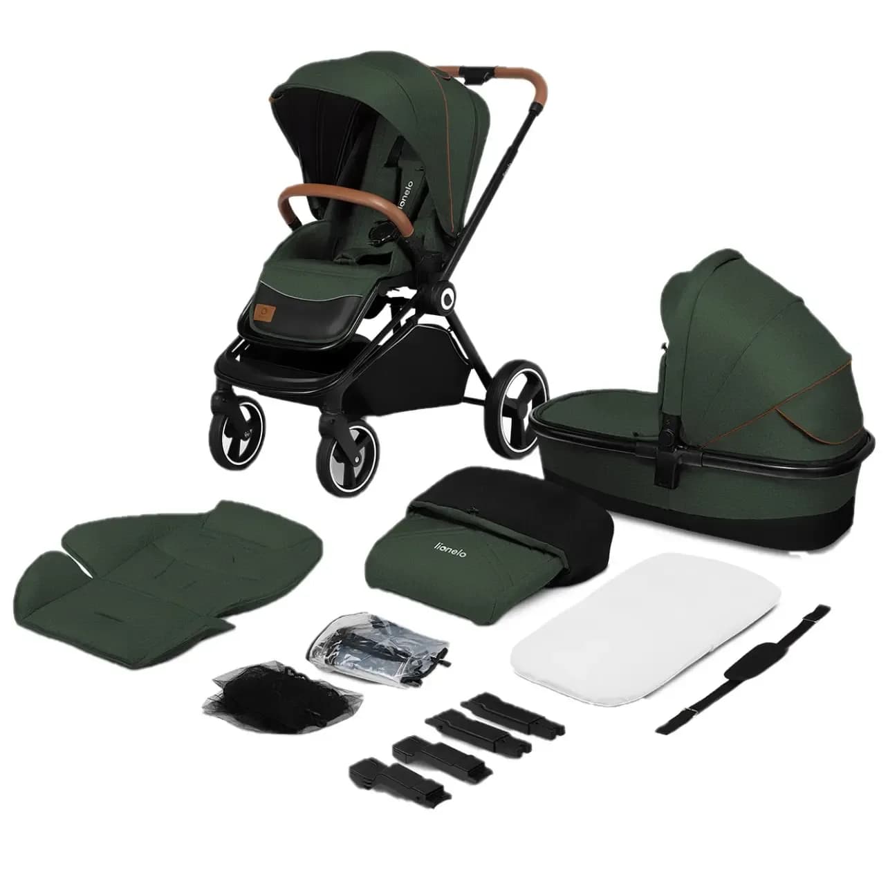 Коляска універсальна 3в1 Lionelo Mika Green Forest LO-MIKA 3IN1 GREEN FOREST фото 3