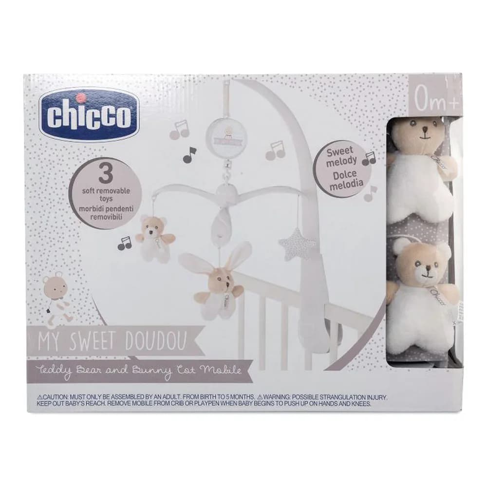 Мобіль Chicco Ведмежа і зайченя My Sweet Dou Dou 09714.00 фото 4 Мобіль Chicco Ведмежа і зайченя My Sweet Dou Dou 09714.00 фото 4