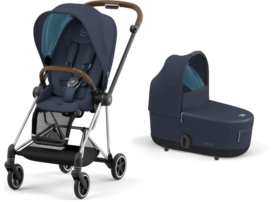 Коляска універсальна 2в1 Cybex Mios 4.0 Nautical Blue/Chrome Brown 522000807/3