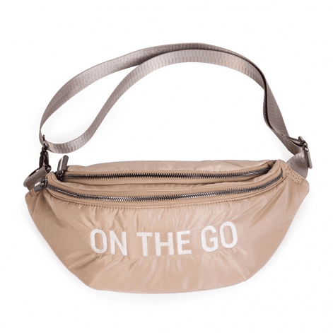 Сумка через плече Childhome Banana bag puffered beige CWBANAPBE