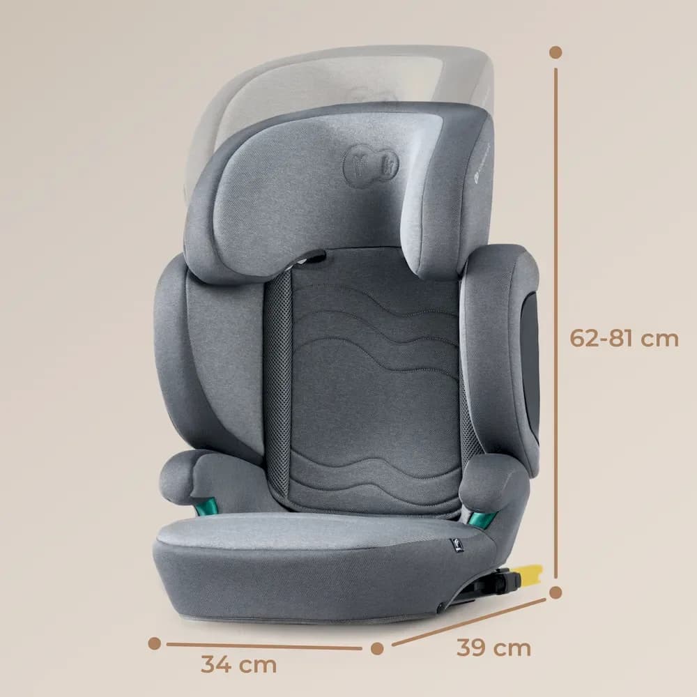 Автокрісло Kinderkraft Xpand 2 i-Size Rocket Grey KCXPAN02GRY0000 фото 5