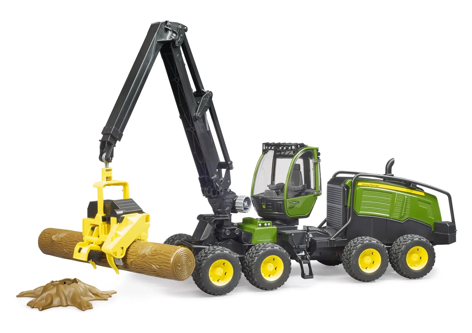 Харвестер John Deere 1270G з 1 колодою 1:16 Bruder 02135 фото 5