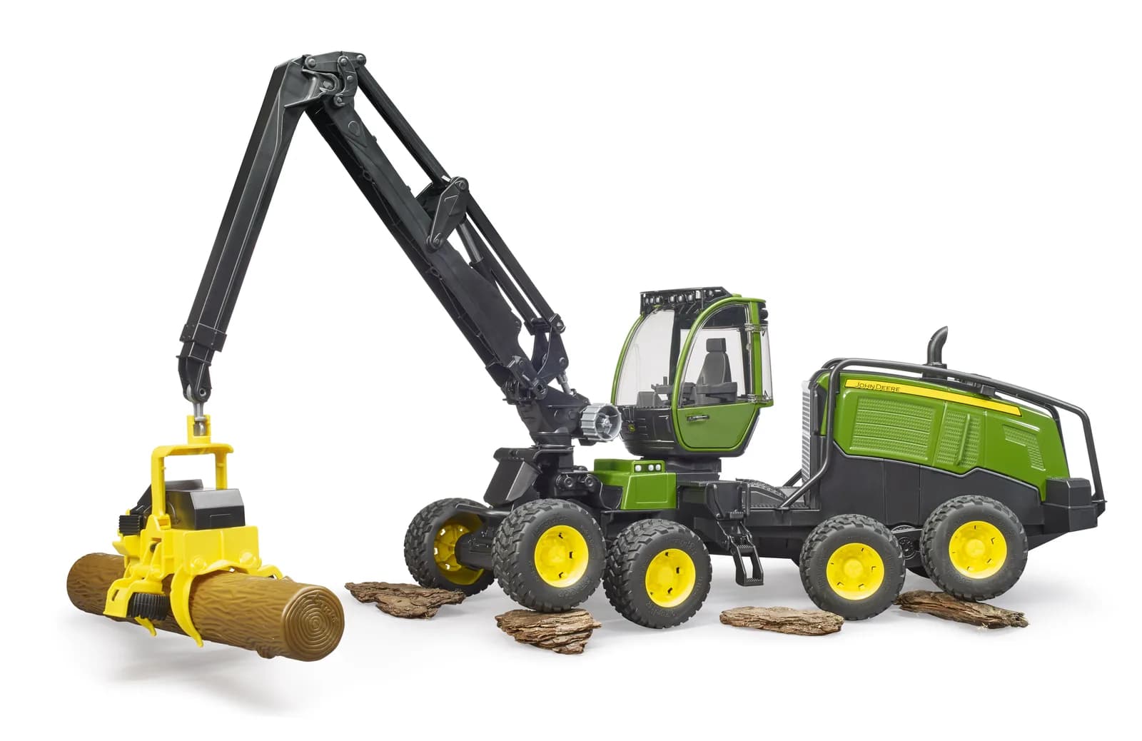 Харвестер John Deere 1270G з 1 колодою 1:16 Bruder 02135 фото 6