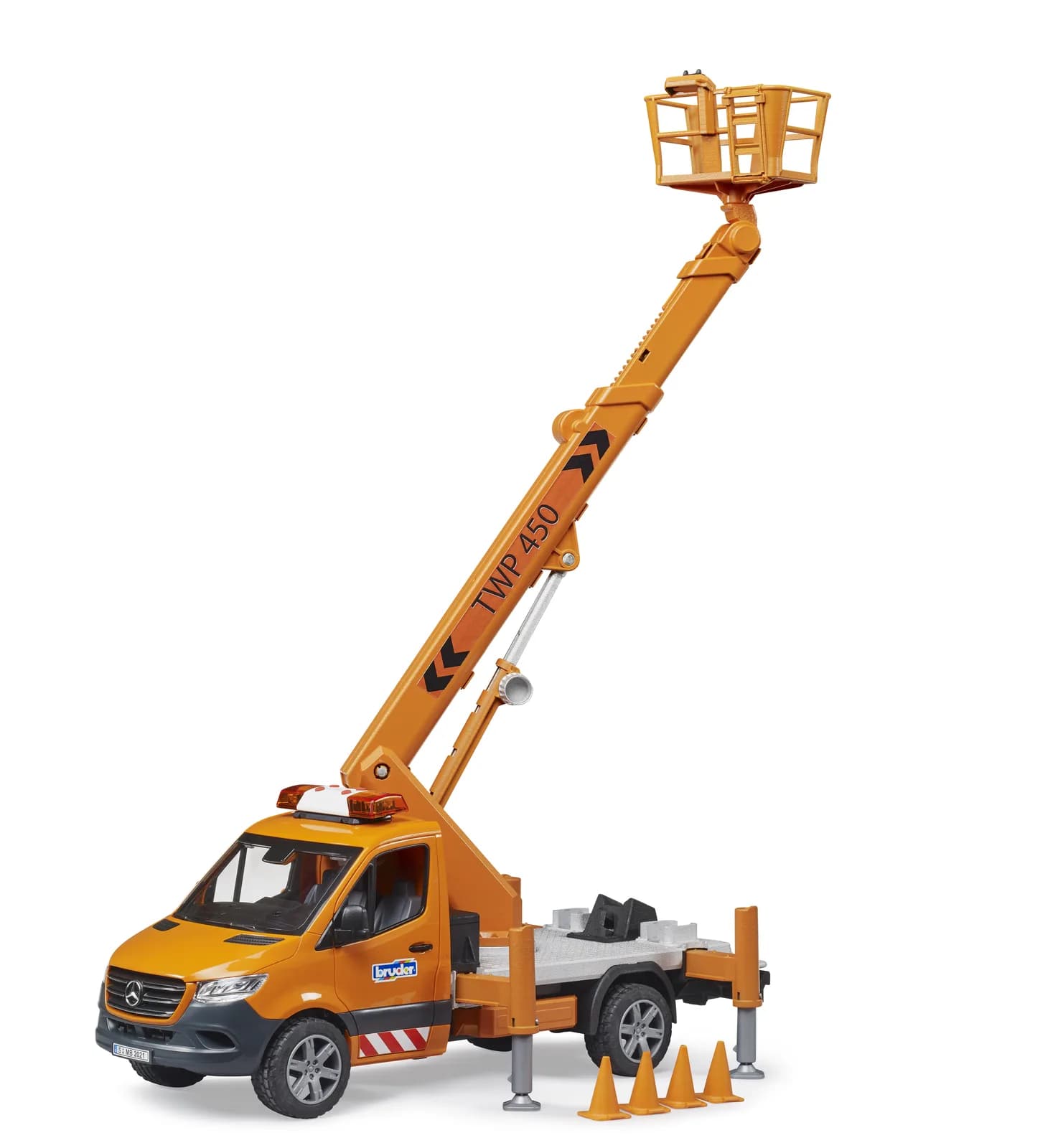 Автовишка Mercedes Sprinter з телескопічною платформою 1:16 Bruder 02679 фото 5