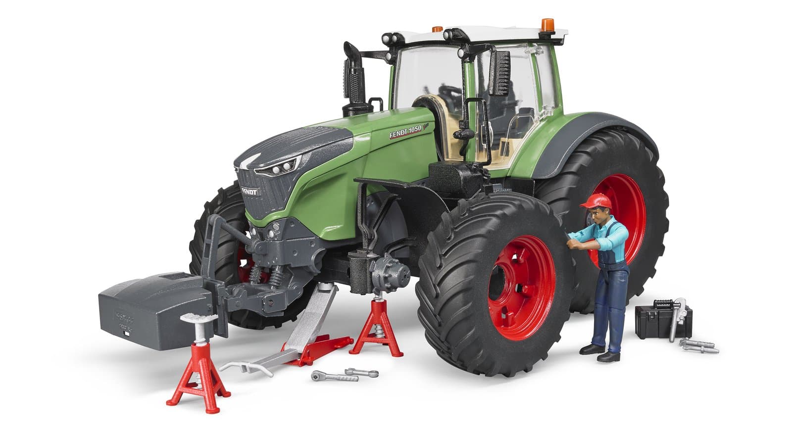 Трактор Fendt 1050 Vario з фігуркою та аксесуарами для ремонту 1:16 Bruder 04041