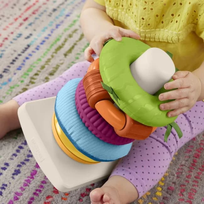 Пірамідка Fisher-price Розвиток сенсорики HXK47 фото 6 Пірамідка Fisher-price Розвиток сенсорики HXK47 фото 6