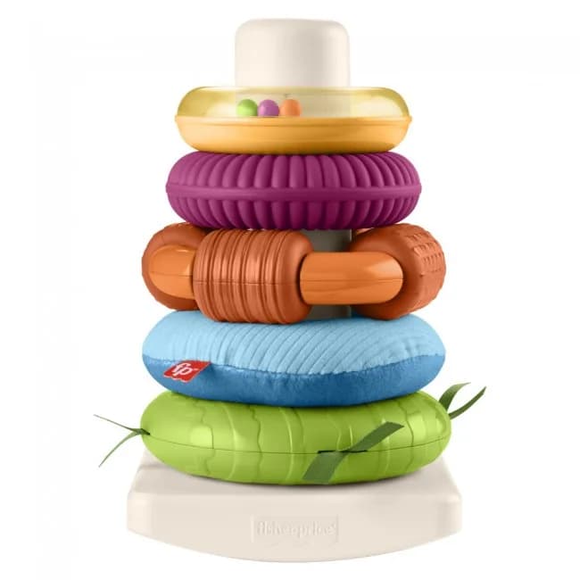 Пірамідка Fisher-price Розвиток сенсорики HXK47 фото 5 Пірамідка Fisher-price Розвиток сенсорики HXK47 фото 5