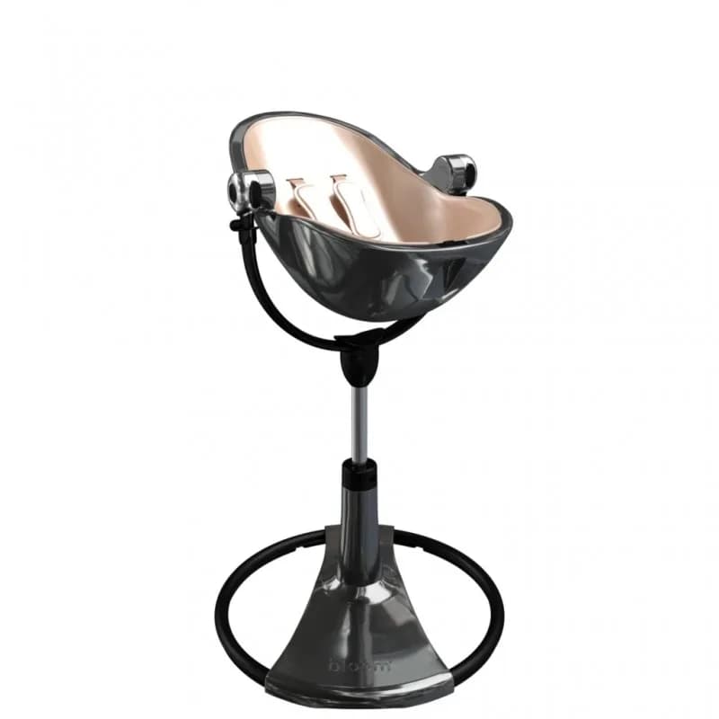 Стільчик для годування Bloom Fresco Titanium + набiр вкладишiв Bloom Fresco gold rosa E10535-T-11-E10516-RGL фото 5