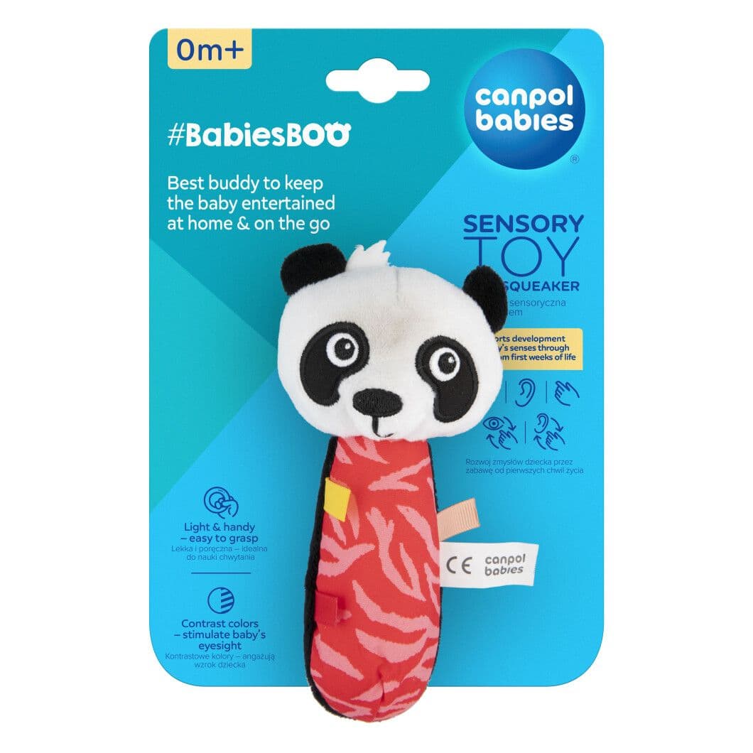 Іграшка м'яка з піщалкою Canpol Панда 68/095_panda