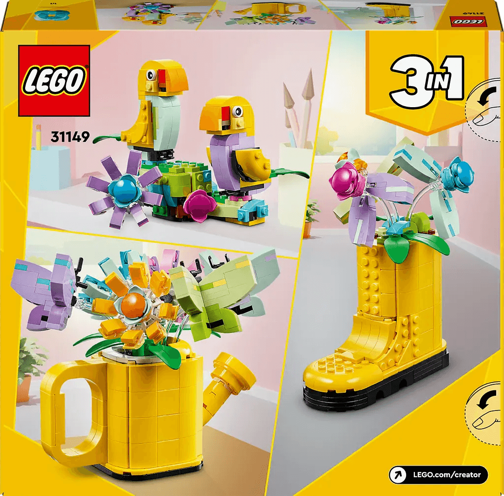 Конструктор Lego Creator Квіти в лійці 420дет 31149