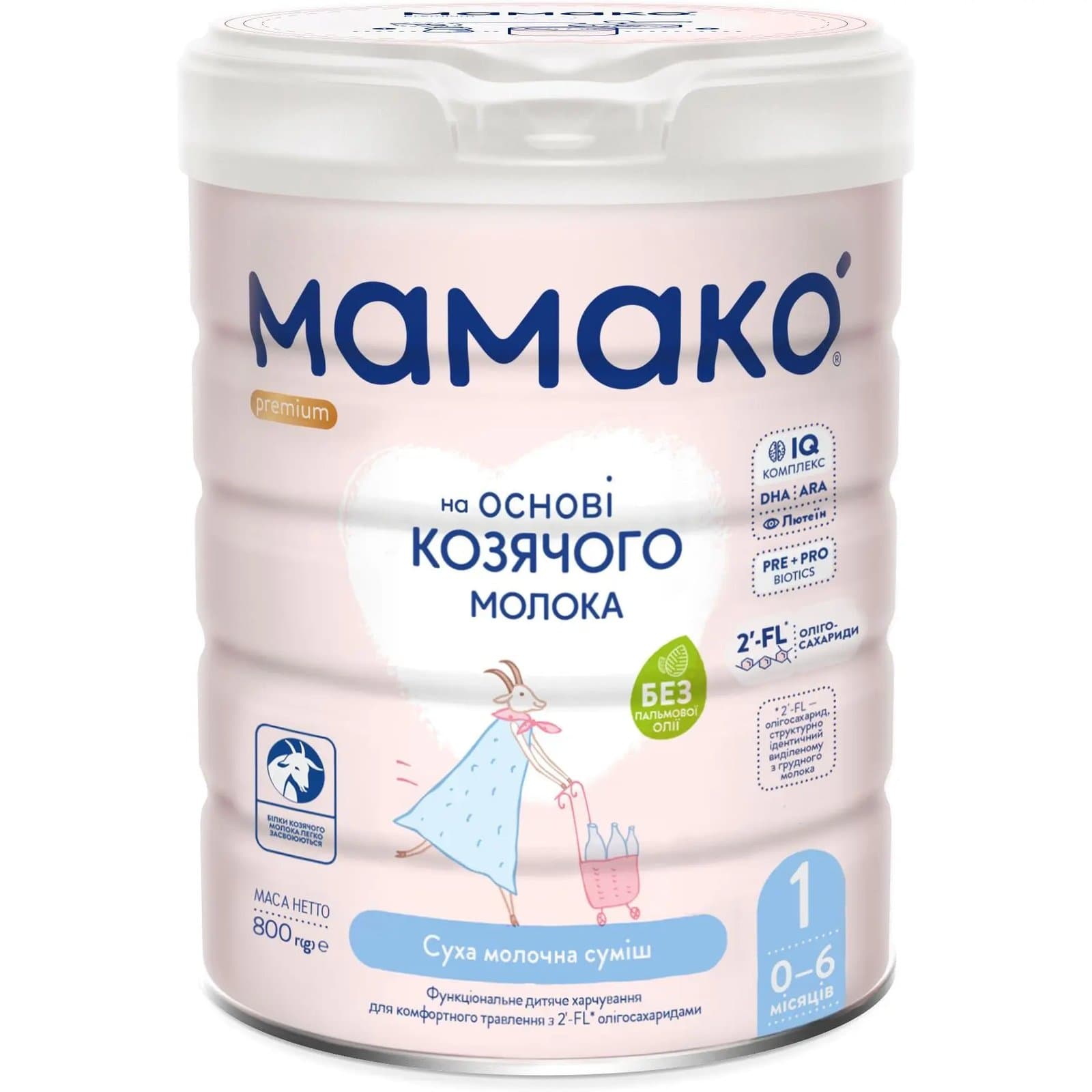 Суміш Mamako Premium 1 800г 1105305