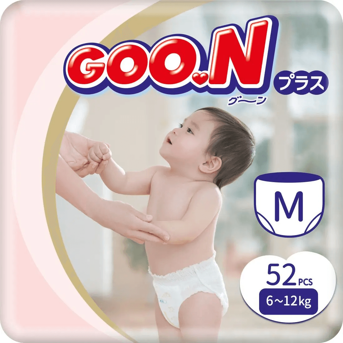 Підгузники-трусики Goo.N Plus M 52шт 21001085