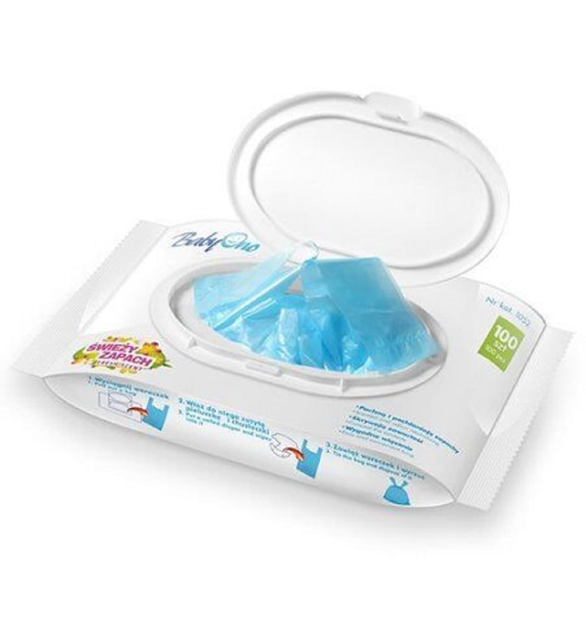 Пакети для використаних підгузників BabyOno 100шт 1052