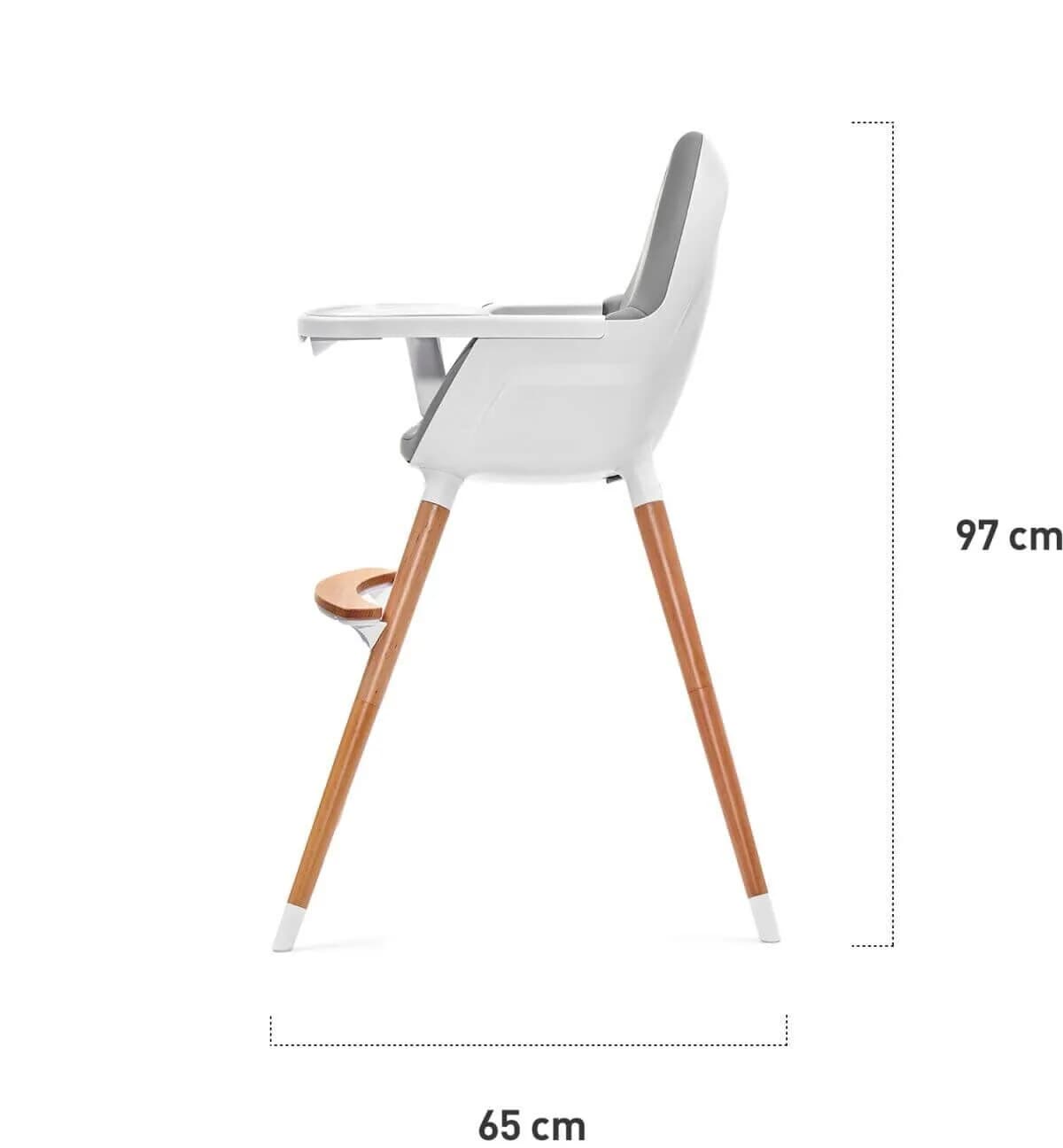 Стільчик для годування Kinderkraft Fini KKKFINIGRY0000 Gray фото 10