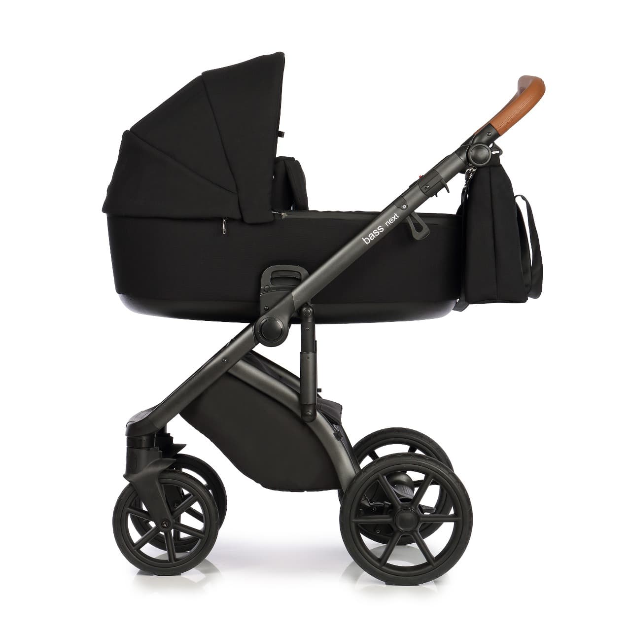 Коляска універсальна 2в1 Roan Bass next R-BN-01 Black