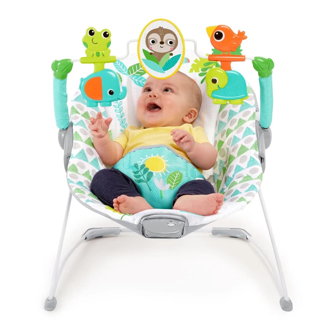 Крісло-шезлонг Bright Starts Spinnin Safari 12208 фото 2
