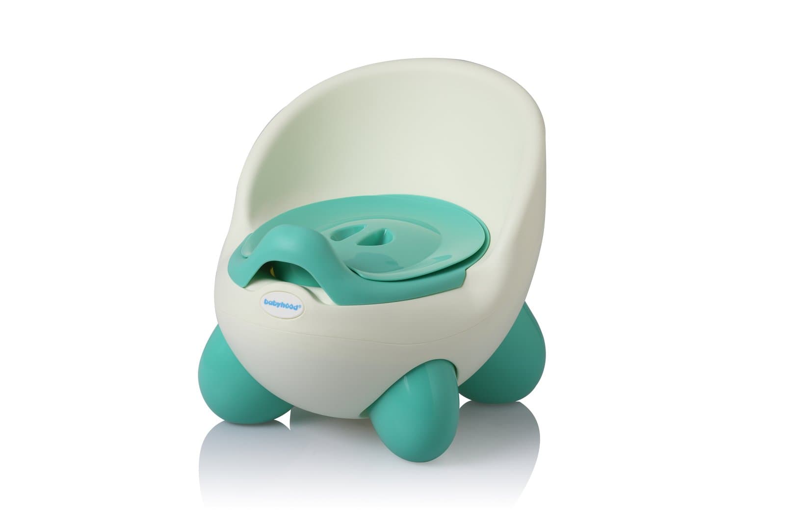 Горщик Babyhood Кью Кью BH-105LG Молочный/бирюзовый