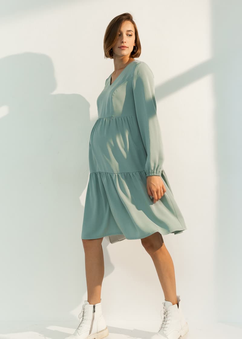 Сукня для вагітних і годування S-XL Юла мама Tiffany DR-31.061