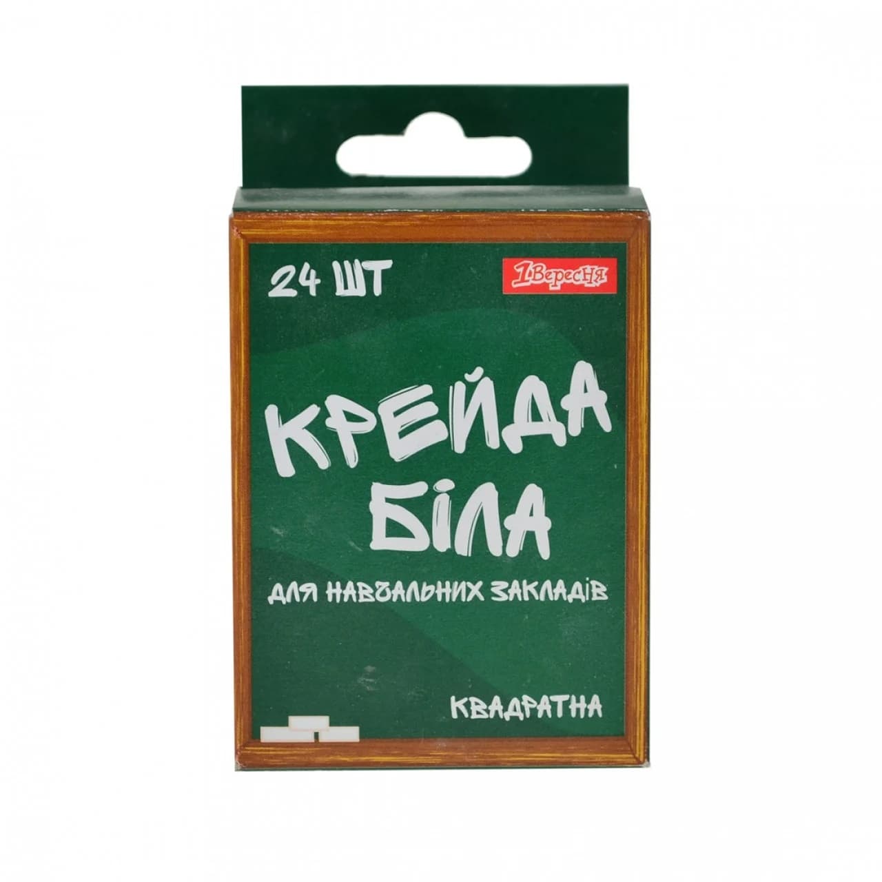 Крейда біла 1Вересня 24шт 400142