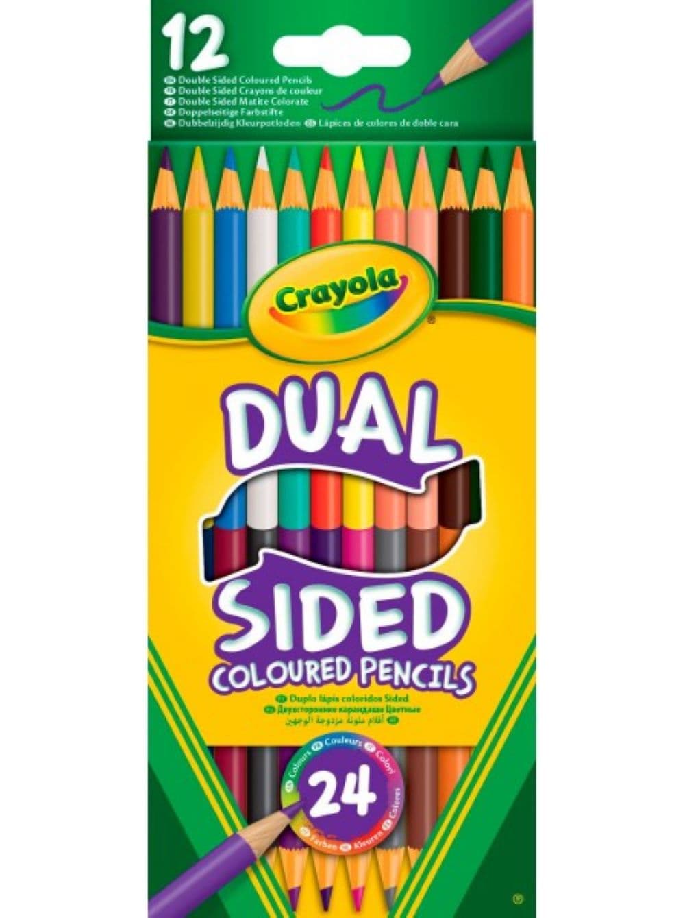 Олівці двосторонні Crayola 12шт 256356.024