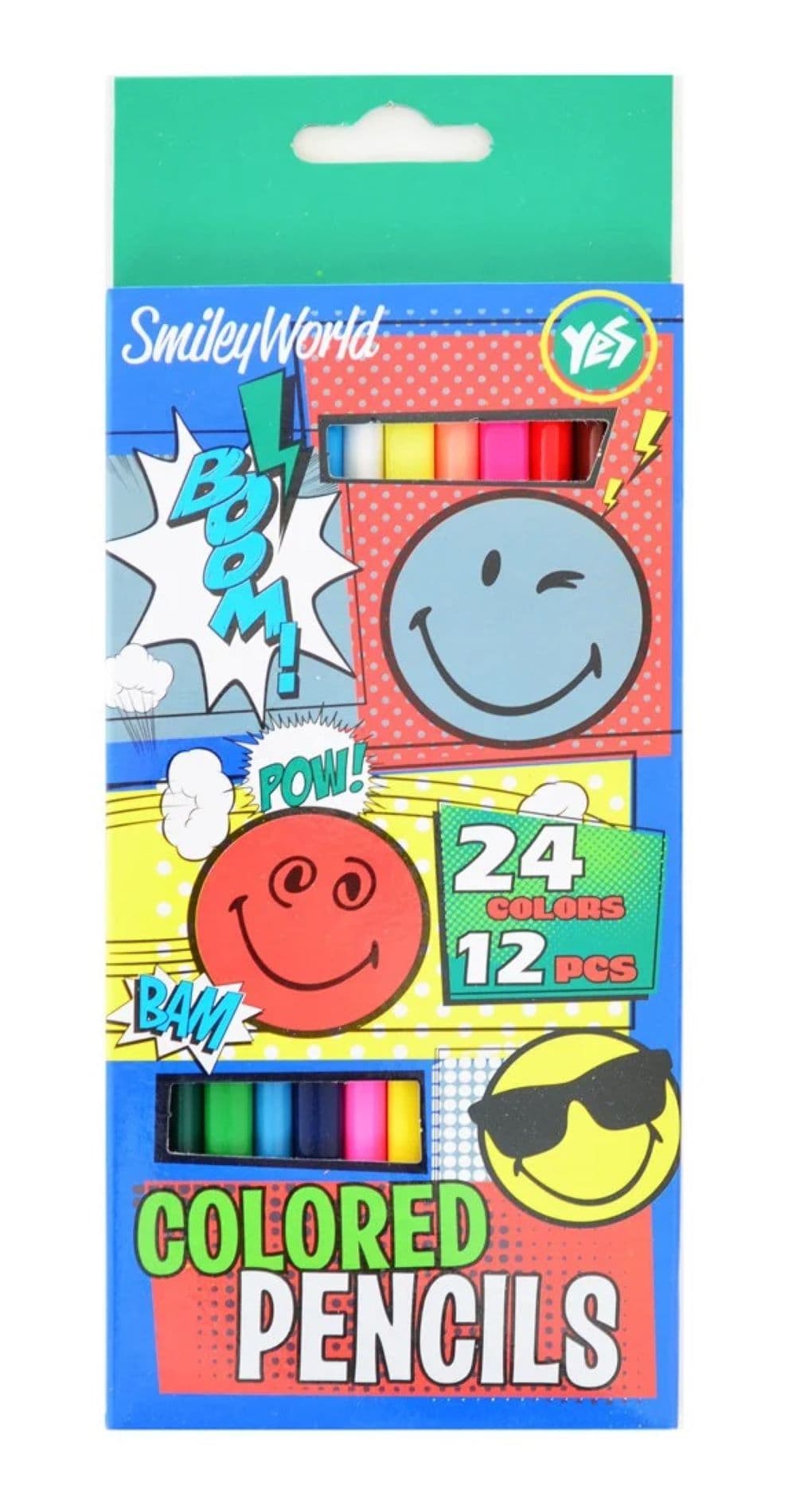 Олівці 1Вересня Smiley World 12/24кол 290478