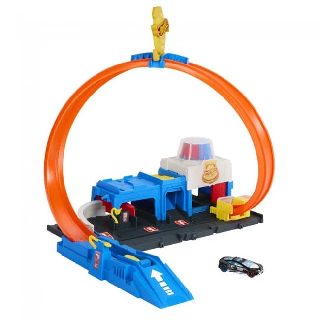 Набір ігровий Hot Wheels Суперполіцейський відділок JBM71 фото 2