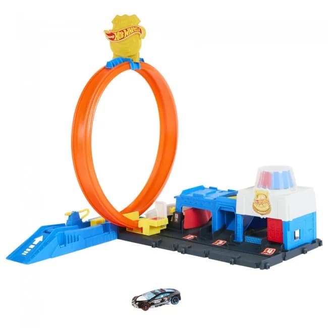 Набір ігровий Hot Wheels Суперполіцейський відділок JBM71 фото 4