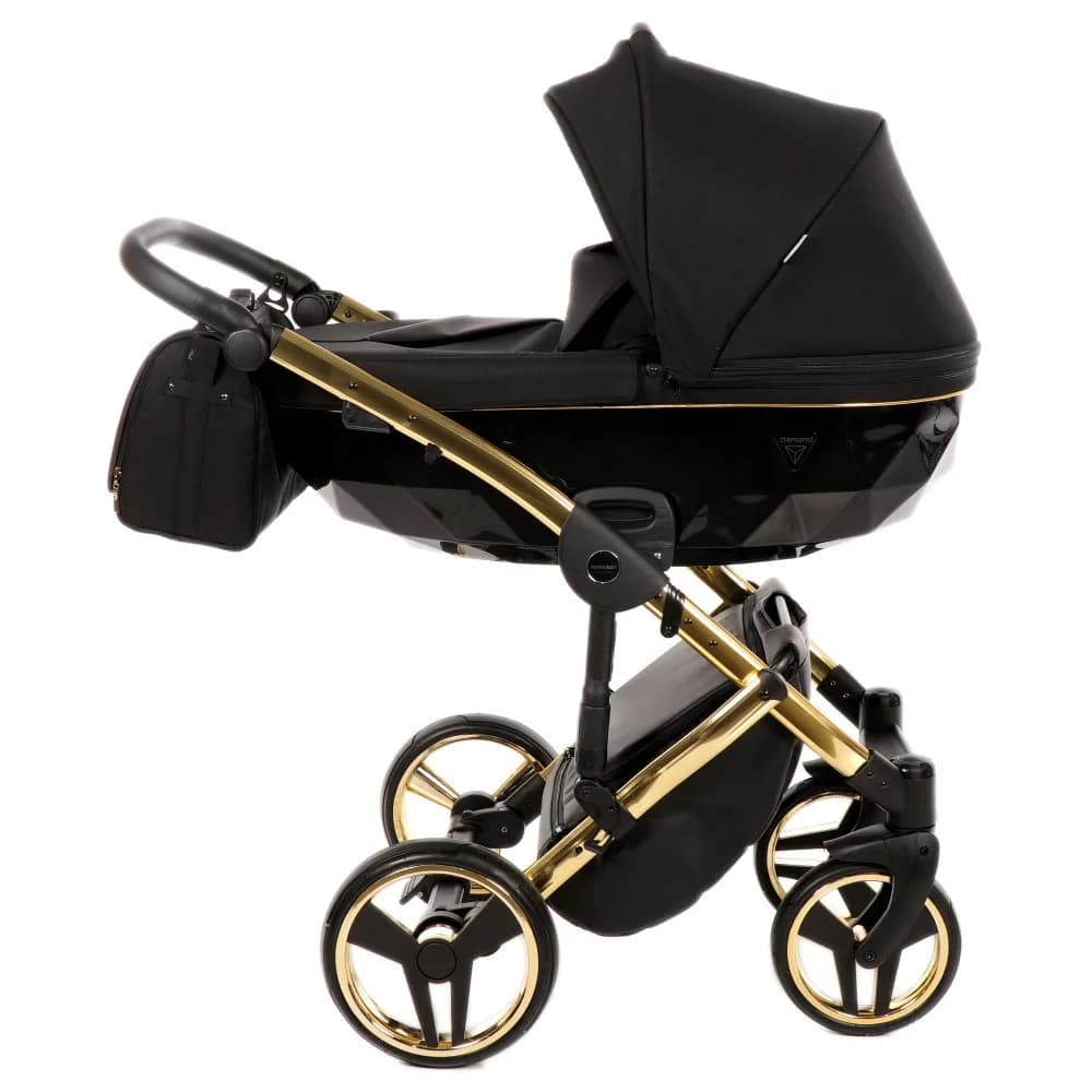 Коляска універсальна 2в1 Junama Diamond S-line Gold JD-SL-02 фото 3