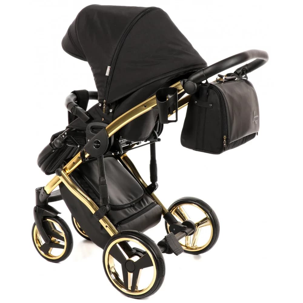 Коляска універсальна 2в1 Junama Diamond S-line Gold JD-SL-02 фото 6