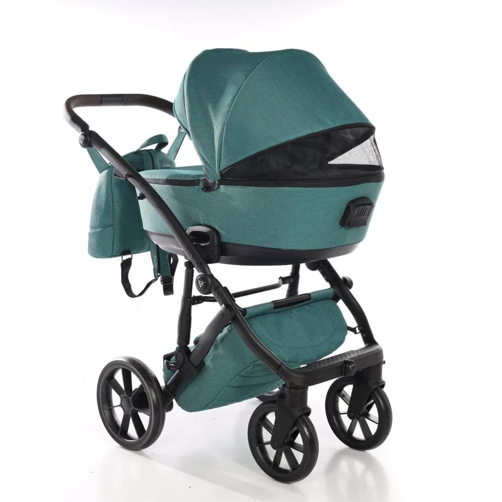 Коляска універсальна 2в1 Junama Space Waffle 03 J-SpW-03 green фото 4