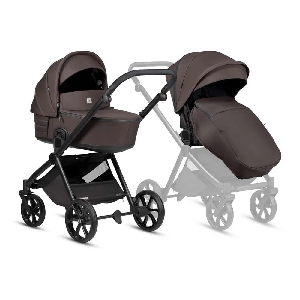 Коляска універсальна 2в1 Tutis Mio3 plus 1622024 Coffee Brown фото 8