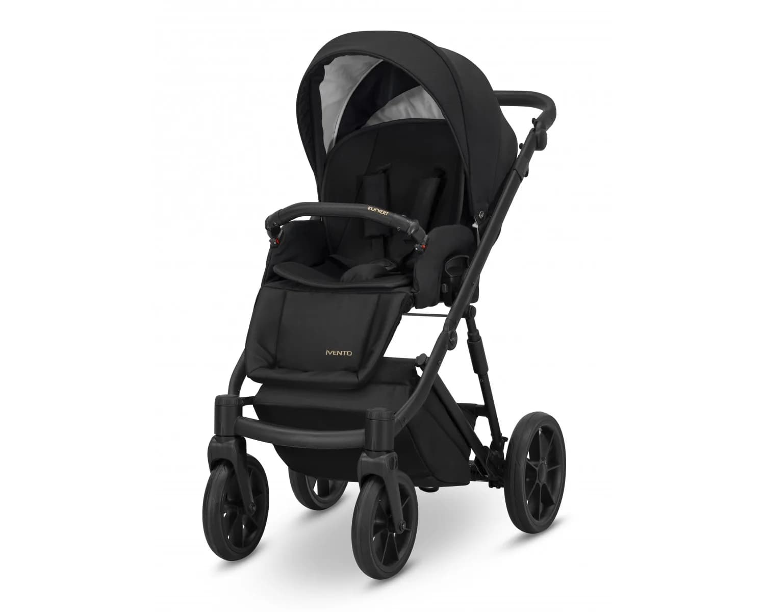 Коляска універсальна 2в1 Kunert Ivento 12 K-Ive-12 Deep Black фото 2