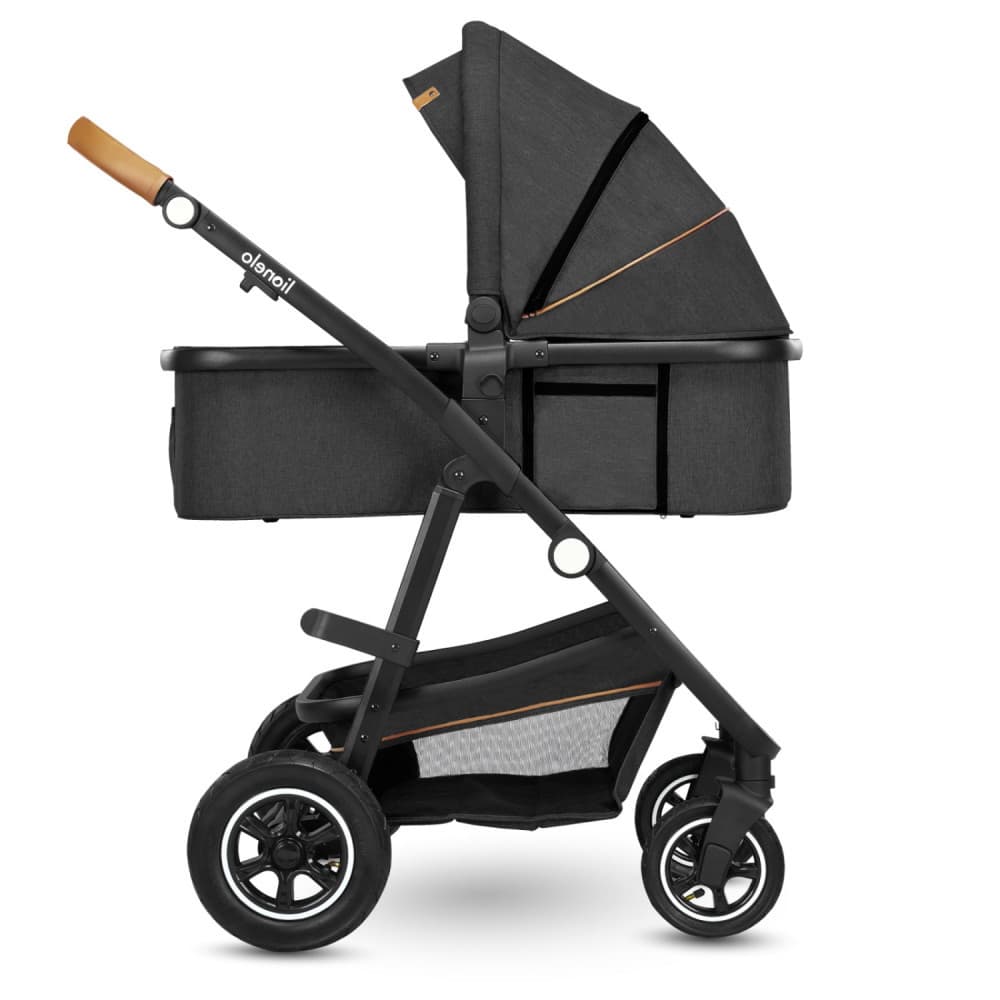 Коляска універсальна 3в1 Lionelo Amber 3 Grey Graphite LO-AMBER GREY GRAPHITE (3in1)