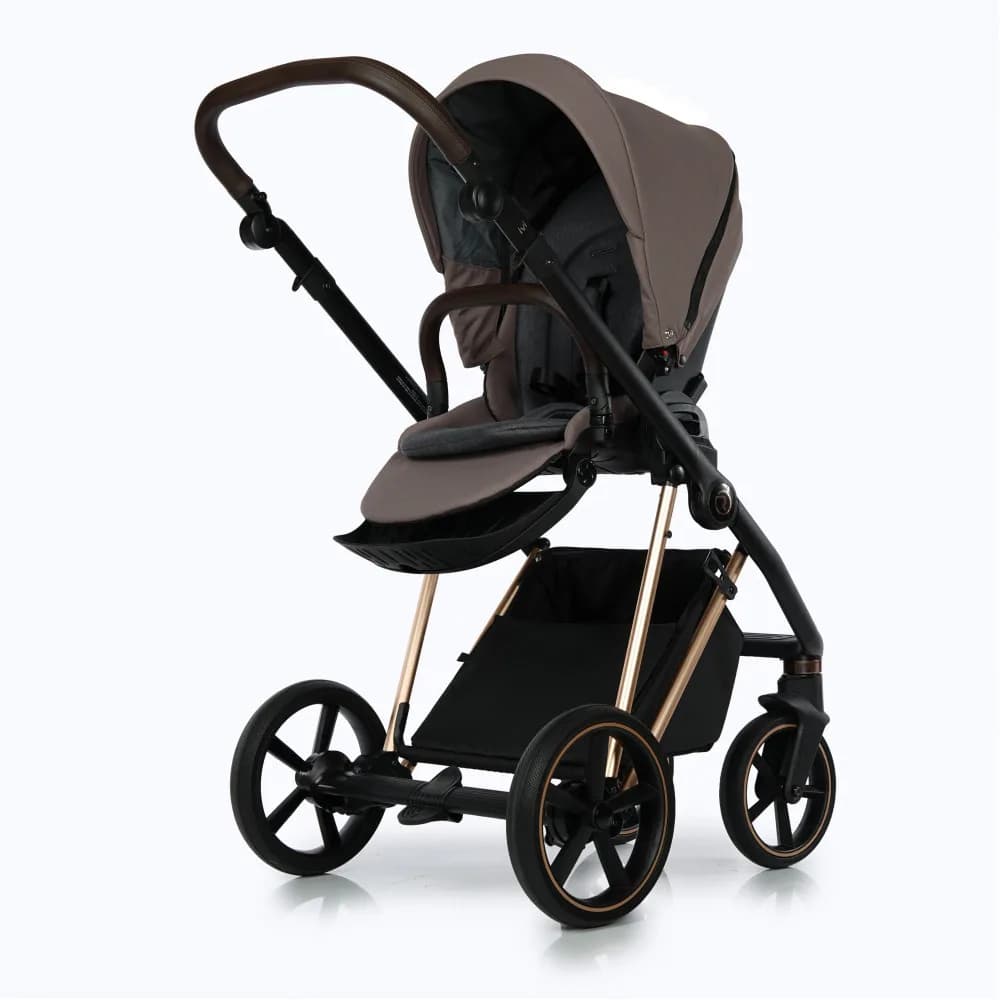 Коляска універсальна 2в1 Roan Ivi 2.0 R-I-CRG Cocoa Rose Gold фото 2