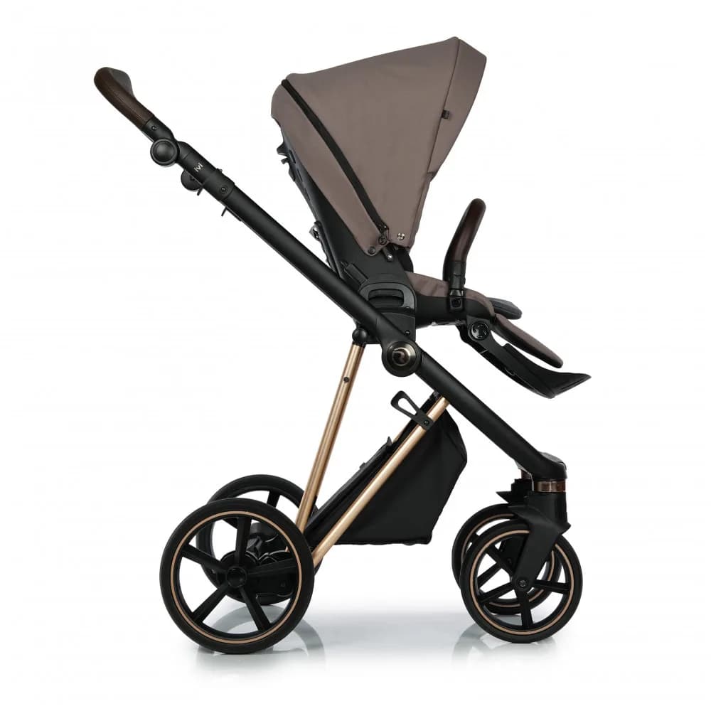Коляска універсальна 2в1 Roan Ivi 2.0 R-I-CRG Cocoa Rose Gold фото 4