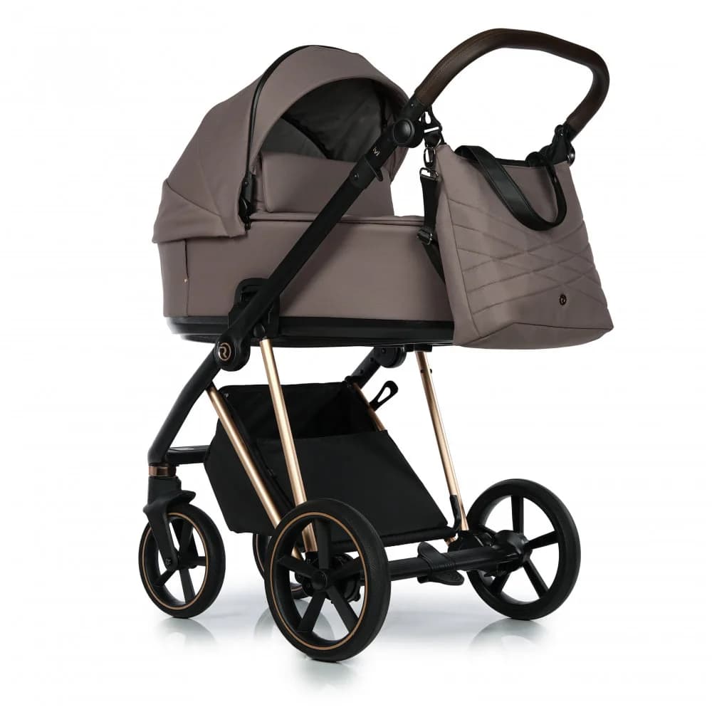 Коляска універсальна 2в1 Roan Ivi 2.0 R-I-CRG Cocoa Rose Gold фото 3