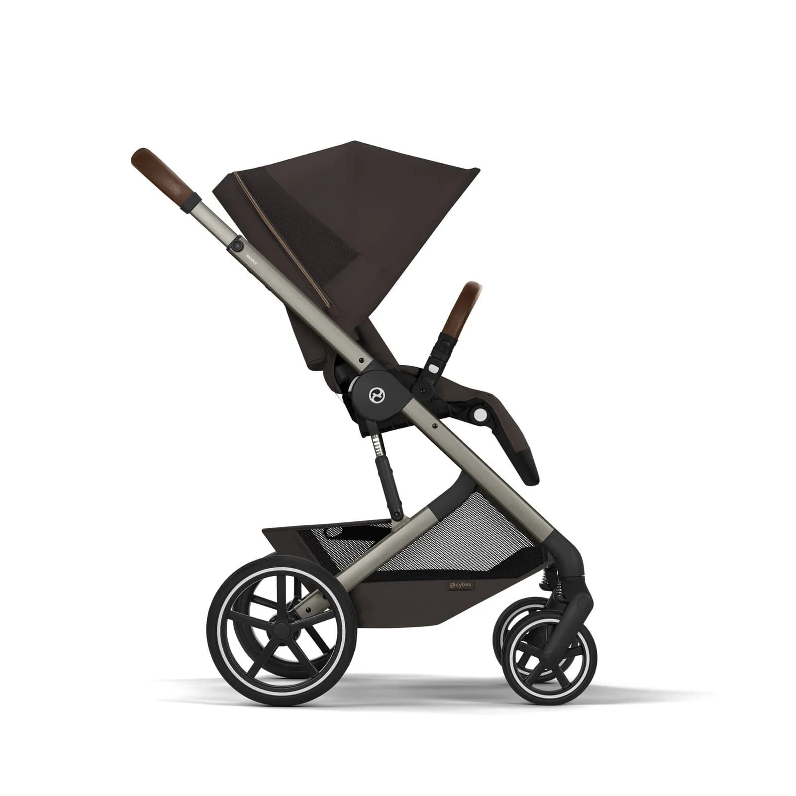 Коляска прогулянкова Cybex Balios S Lux TPE Chocolate Brown 526001205 фото 3