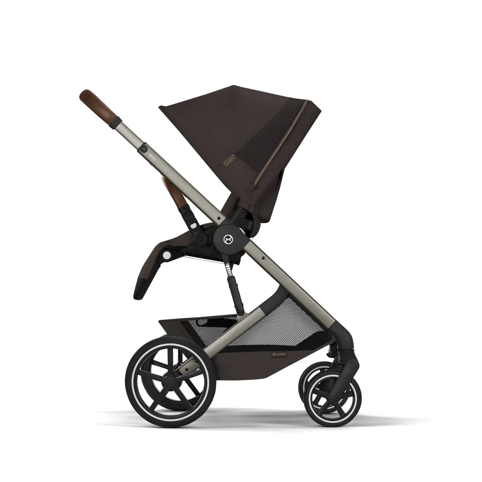 Коляска прогулянкова Cybex Balios S Lux TPE Chocolate Brown 526001205 фото 4